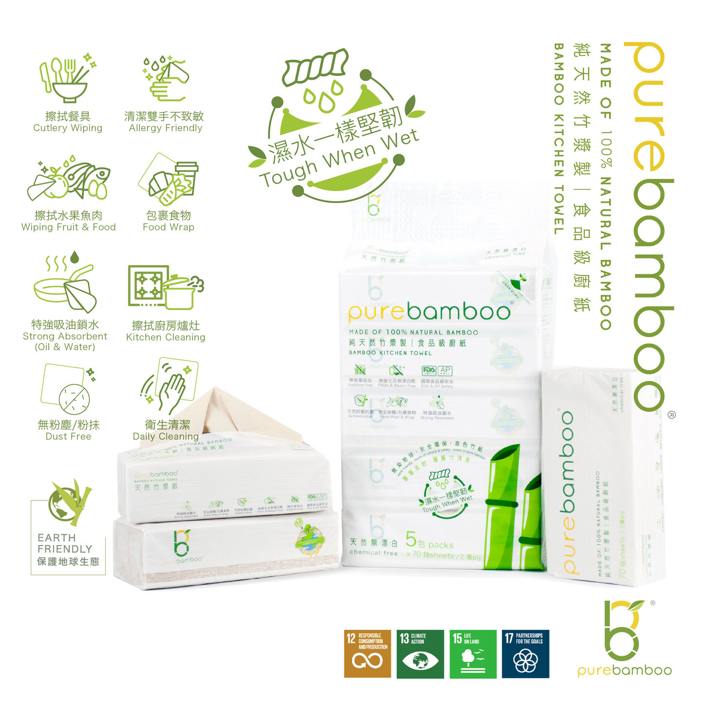 PureBamboo 竹紙生活環保袋 (全套) Zero2 Promotion